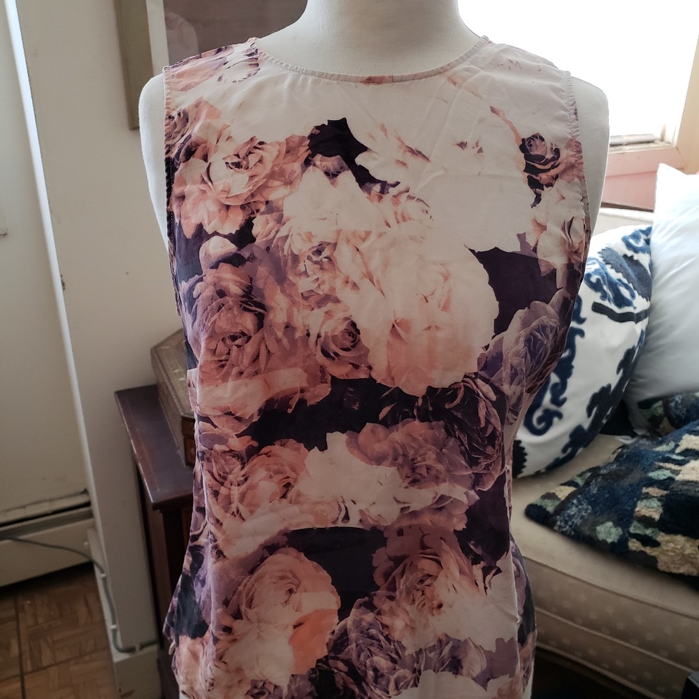Anthropologie Cynthia Rowley silk blouse/shell M